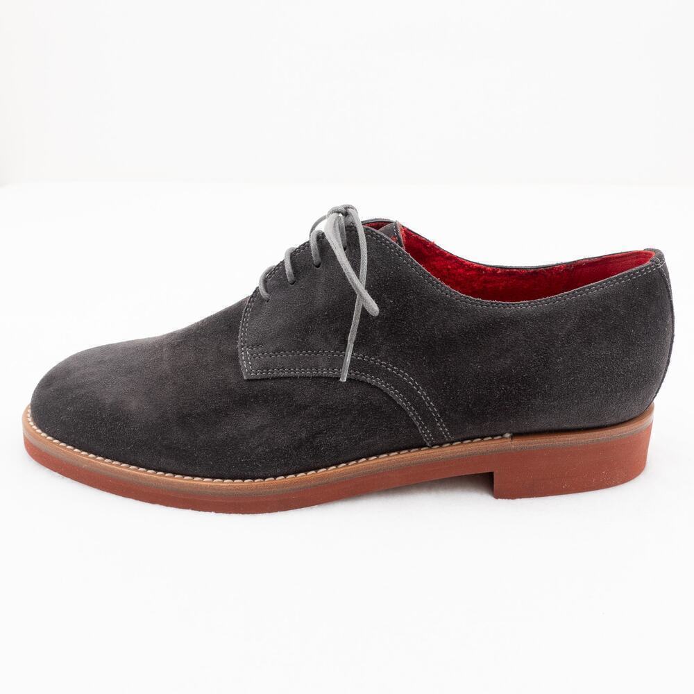 Manolo Blahnik Suede Derby Shoes Men's 8 Gray